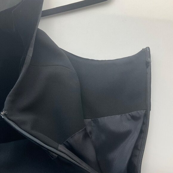 VTG Andrea Polizzi Rex Lester Small Black Halter Formal Gown Dress Velvet Goth - Picture 7 of 16